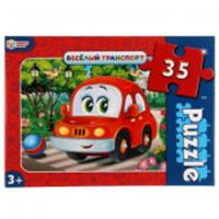 324830 Весёлый транспорт. Макси-пазлы в обке. 35 деталей. 180х127х35 мм. Умные игры в .24шт, РОССИЯ, код 82001062069, штрихкод 468010796837, артикул 4680107968371