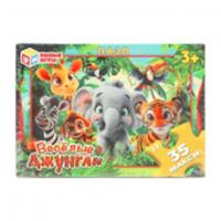 391178 Весёлые джунгли. Макси-пазлы в коробке. Пазл 35 деталей. 180х127х35 мм. Умные игры в кор.24шт, Китай, код 82001062077, штрихкод 463039500771, артикул 4630395007719