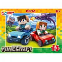 Пазлы в коробке По мотивам Minecraft 120 деталей. 180х130х25 мм Умные игры 398479, Россия, код 82001062107, штрихкод 463039504372, артикул 4630395043724