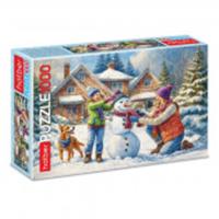 1000ПЗ2_35224 ПАЗЛЫ 1000 элементов А2ф 680х480мм -Снеговичок-, РОССИЯ, код 82001091019, штрихкод 460678261327, артикул 093281