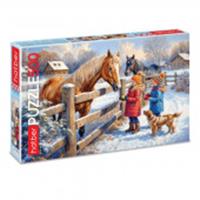 500ПЗ2_35181 ПАЗЛЫ для детей 500 элементов А2ф 480х330мм -Снежное утро-, РОССИЯ, код 82001091040, штрихкод 460678261169, артикул 093181