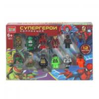 Конструктор фигурки супер герои-12 шт. Город мастеров в кор.2*60шт 400095, Китай, код 83501050106, штрихкод 463039502567, артикул 18018-ZH