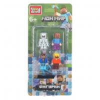 Конструктор фигурки мой мир - 4 шт. Город мастеров в кор.2*120шт 400098, Китай, код 83501050103, штрихкод 463039502570, артикул 18146-ZH