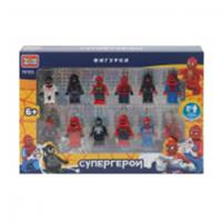 Конструктор фигурки спайдермен-12 шт. Город мастеров в кор.2*72шт 400737, Китай, код 83501050111, штрихкод 463039502584, артикул 18103-ZH