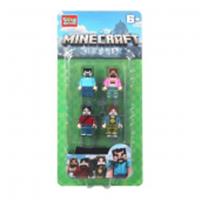Конструктор фигурки minecraft movie -4 шт. Город мастеров в кор.2*120шт 403133, Китай, код 83501050113, штрихкод 463039502151, артикул 18165-ZH