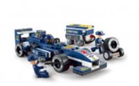 Конструктор Формула 1. Мини гонщик (196 деталей, 2 фигурки) в/к 26*19*4,5 см, Китай, код 8500400316, штрихкод 465783741656, артикул M38-B0351
