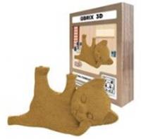 20064 QBRIX Картонный 3D конструктор Котик-гимнаст, РОССИЯ, код 83501130015, штрихкод 463017889179, артикул 20064
