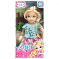 386246 Кукла 12 см Аня 12 см, кор КАРАПУЗ в кор.120шт, КИТАЙ, код 83502040313, штрихкод 466025444902, артикул ANNA-C16-BB