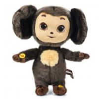 Игрушка мягкая Чебурашка 30 см, муз чип. в пак МУЛЬТИ-ПУЛЬТИ в кор.24шт 399349, Китай, код 83503010052, штрихкод 466025443719, артикул M90088-30S-WOD