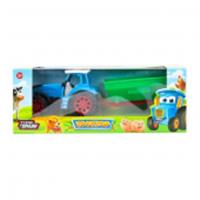 391531 ТРАКТОР С ПРИЦЕПОМ, коробка 34*11*13 см ТЕХНОДРАЙВ в кор.2*36шт, КИТАЙ, код 83505030083, штрихкод 466025446264, артикул 2304A0336-R