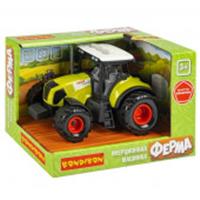 ВВ5943 Инерционная машинка Bondibon «СЕЛЬСКОЕ ХОЗЯЙСТВО», свет и звук, трактор, BOX, КИТАЙ, код 83505060194, штрихкод 489513606281, артикул ВВ5943