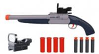GUN6664 Игрушечное оружие Kid Rocks двуствольный дробовик обрез, КИТАЙ, код 83506020245, штрихкод 464010744132, артикул GUN6664