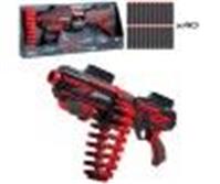 JB0211109 Бластер с мягкими пулями, 40 пуль в компл., ручной затвор, в/к 61,5*8,5*28см, Китай, код 83505050412, штрихкод 469900211109, артикул JB0211109