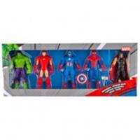 Набор из 5 фигурок 10 см Марвел с движущимися конечностями, Китай, код 83512020293, штрихкод 745012208382, артикул KPL3021