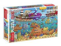 1500ПЗ2_22389 ПАЗЛЫ 1500 элементов А2ф 670х480мм -На дне морском-, Россия, код 82001091057, штрихкод 460678234130, артикул 061559