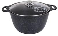 Жаровня Kukmara кмти43а marble induction мрамор покр. стекл. крыш. 4л 