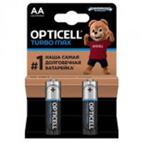 Батарейки OPTICELL Turbo Max AA 2шт, КИТАЙ, код 0730800014, штрихкод 465054025043, артикул 6053001
