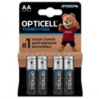 Батарейки OPTICELL Turbo Max AA 4шт, КИТАЙ, код 0730800016, штрихкод 465054025045, артикул 6053003