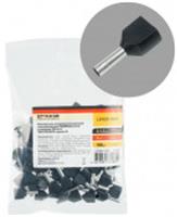 Наконечник НШВИ 1,5-8 25шт черный Stekker LD406-1508, Китай, код 05805010000, штрихкод 465783164584, артикул LD406-1508