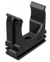 Крепеж-клипса для труб D25мм черная (5шт), Россия, код 05801080273, штрихкод , артикул 50142-05-R5