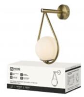 Бра AURORA DROP-G9-LT 1хG9 матовый плафон, латунный корпус IN HOME, Китай, код 05202240488, штрихкод 469061206372, артикул 4690612063720