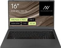 Ноутбук Machcreator one d6 /jj00g700jru/ryzen 5-7430u/16gb/512gb/16 fhd ips/dos серый 