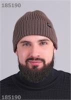 Шапка мужская Clever 433789вн Темно-коричневый, Россия, код 62307010986, штрихкод 468052247117 