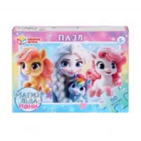 400171 Магия льда & Пони. Пазлы в коробке 60 деталей. 190х141х35 мм. Умные игры в кор.24шт, Россия, код 82001062160, штрихкод 463039504388, артикул 4630395043885