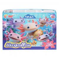 405169 Аксолотли. Пазлы в коробке 60 деталей. 190х141х35 мм. Умные игры в кор.24шт, Россия, код 82001062158, штрихкод 463039505511, артикул 4630395055116