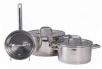 Набор кухонной посуды FIAMMA 3пр (ковш 1.4л+кастрюли 2.9л+5.1л), Китай, код 35005060013, штрихкод 466013214377, артикул SCF001