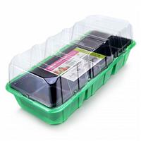 Мини-парник на подоконник (2 вставки) зеленый