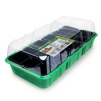 Мини-парник на подоконник (3 вставки) зеленый