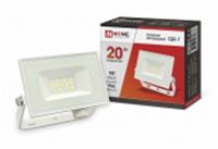 Прожектор LED СДО-7 20W 20Вт 230В 6500К IP65 белый IN HOME ПЗ, Китай, код 05234010186, штрихкод 469061203468, артикул 4690612034683