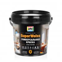 Универсальная краска для стен и потолков -20С° JOBI SUPERWEISS (0,9) База А, Россия, код 0410202073, штрихкод 469036405426, артикул 36396