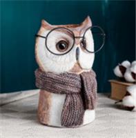 Ваза «Сова в очка×», 22×14×14 см 7912021, Китай, код 41817020944, штрихкод 690007912021, артикул 7912021