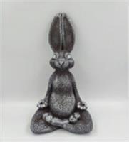 Садовая фигура «Заяц Биг Дзен» серебряный Ф307с, Россия, код 41803020500, штрихкод 462713470765, артикул