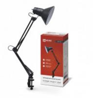 Светильник настольный на струбцине СНС 13Ч 60Вт E27 230В черный IN HOME, Китай, код 0521200319, штрихкод 469061201273, артикул 4690612012735