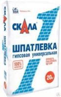 Шпатлевка гипсовая премиум СКАЛА, 20кг, Россия, код 120050920, штрихкод 462075336003