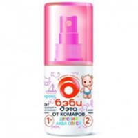 Бэби-Дэта AQUA спрей 2в1 от1г от комаров/мошек 100 мл, РОССИЯ, код 30337110001, штрихкод 460266671279, артикул