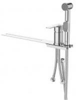 Смеситель с гигиеническим душем с установкой на унитаз, глянцевый хром, Tidy, Milardo, 001SB00M08, Россия, код 0221600439, штрихкод 469057612060