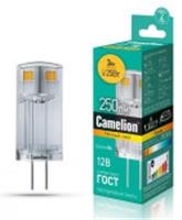 Лампа светодиодная 3W Camelion LED3-G4-JC-NF/830/G4 3Вт 12В AC/DC 1/10, Китай, код 05203080063, штрихкод 489511788521, артикул 13700