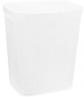 Корзина для белья 55л 440х355х520мм Пирула Белый М2615, Россия, код 40502040055, штрихкод 460519603673