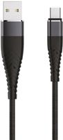 Кабель Olmio solid usb 2.0 - type-c 1.2м 2.1a цвет черный 39517 