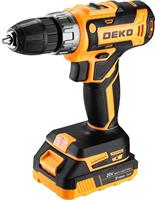 Дрель-Шуруповерт Deko dkcd20fu-li (кейс 2 акб набор 63 пр) (063-4093) 
