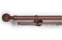 Карниз с U-шиной ЭРА - 28 пластик вишня американская d28 мм 300 см, Россия, код 03702200217, штрихкод 469044027016, артикул