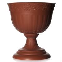 Вазон Венеция 10л d330 М3131 коричневый на ножке (10)