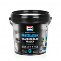JOBI MATTLATEX Влагостойкая краска для стен и потолков -20С° (0,9л) База А, РОССИЯ, код 0410202076, штрихкод 469036405440, артикул 36386