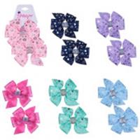 BS41-2-21 Набор бантов из 6 цветов, 6 пар Baby's Yoj, РОССИЯ, код 5040900320, штрихкод , артикул BS41-2-21