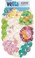 Коврик для ванны 67х38 Сплит ПВХ 462-431 противоскользящий