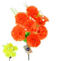 Цветок искуственный Букет Гвоздик 993-(0823-0826) 34см 7цв.